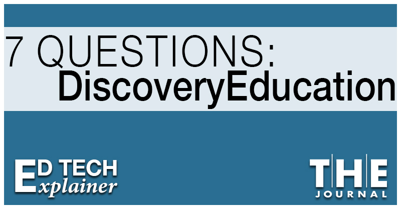 Logo for Q&A ed tech explainer with Discovery Education SVP Lance Rougeux