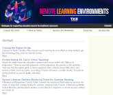 Remote Learning Environments